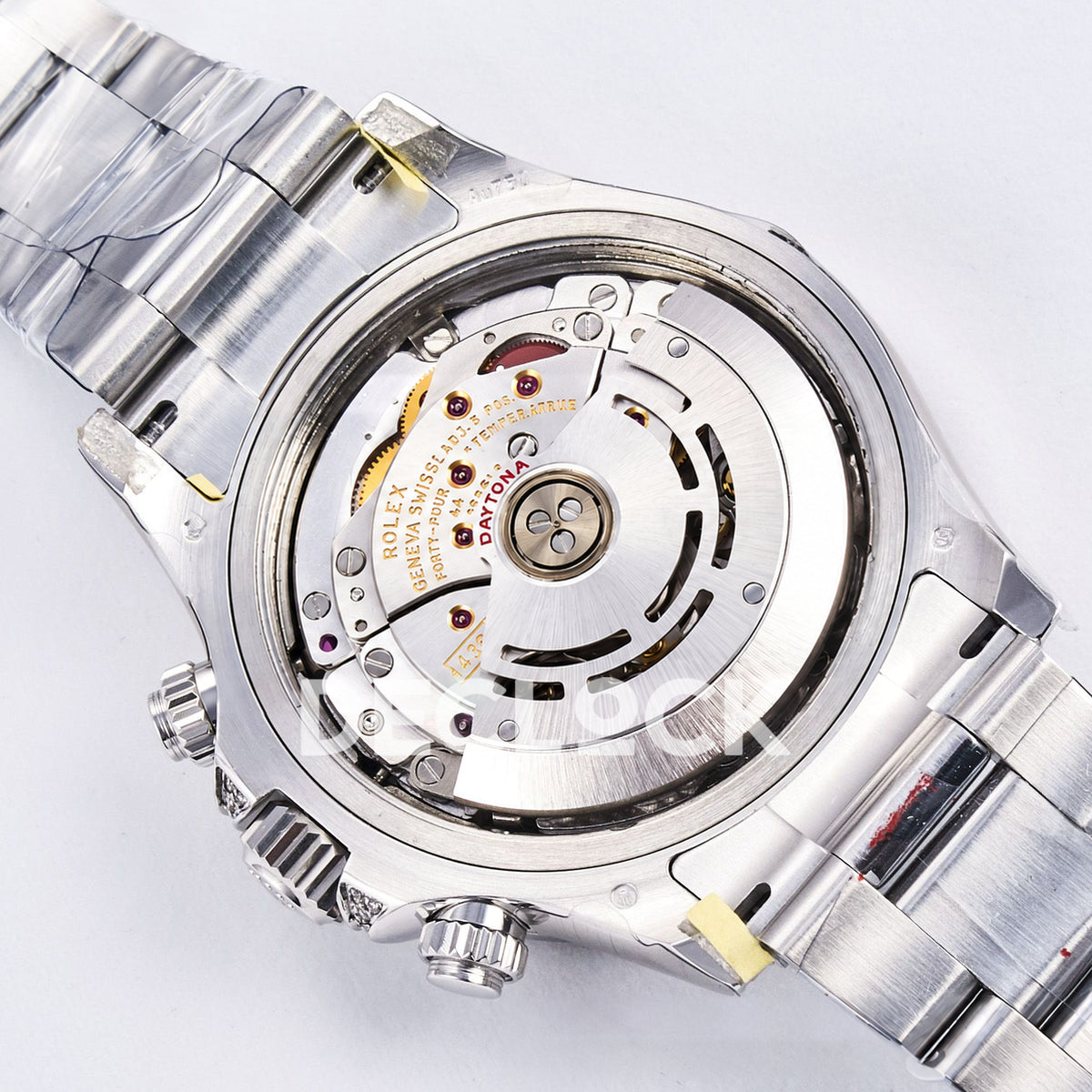 Rolex Daytona Custom 116520 RXF Rainbow Black Silver Dial DD4130 replica - movement back