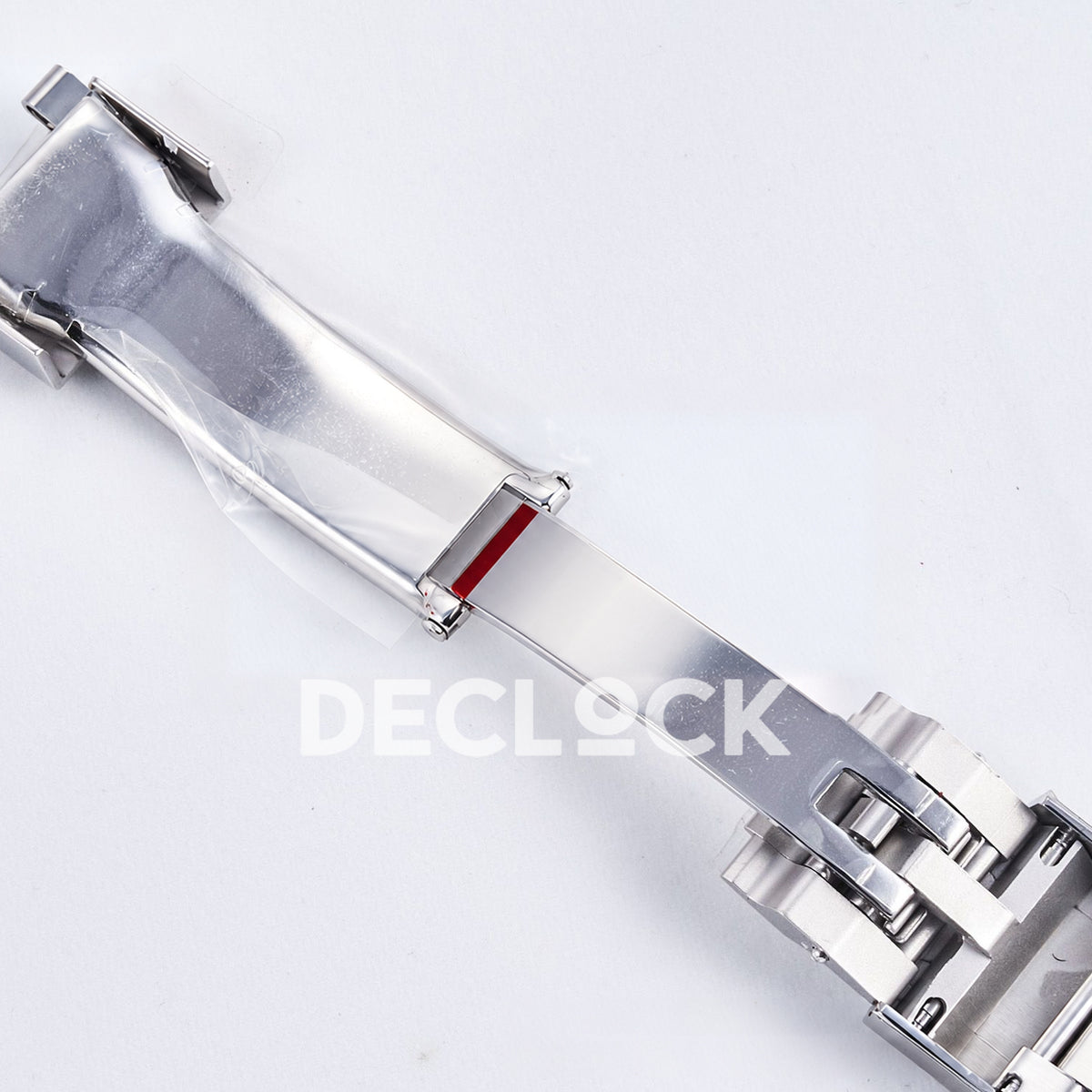 Rolex Daytona Custom 116520 RXF Rainbow Black Silver Dial DD4130 replica - open clasp angle