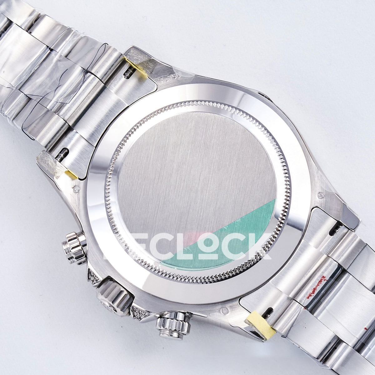 Rolex Daytona Custom 116520 RXF Rainbow Pavé Dial Steel DD4130 replica - closed caseback