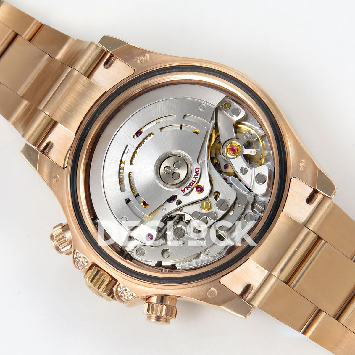 Rolex Daytona Custom 116595RBOW IPKF Rainbow Black Rose Gold DD4130 replica - movement back
