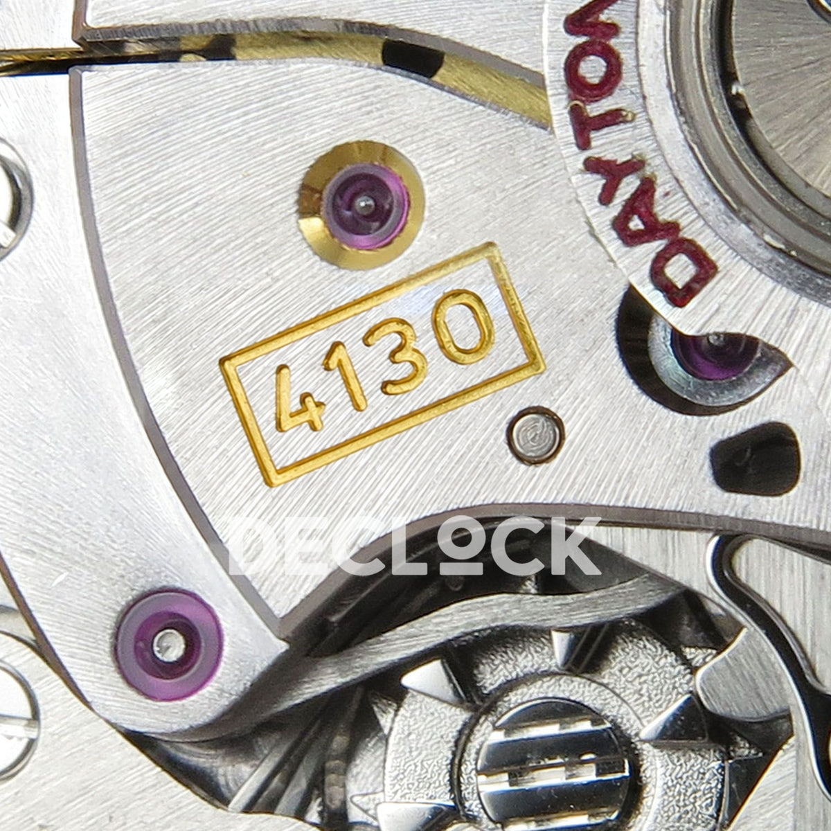Rolex Daytona Custom 116595RBOW IPKF Rainbow Black Rose Gold DD4130 replica - movement calibre closeup