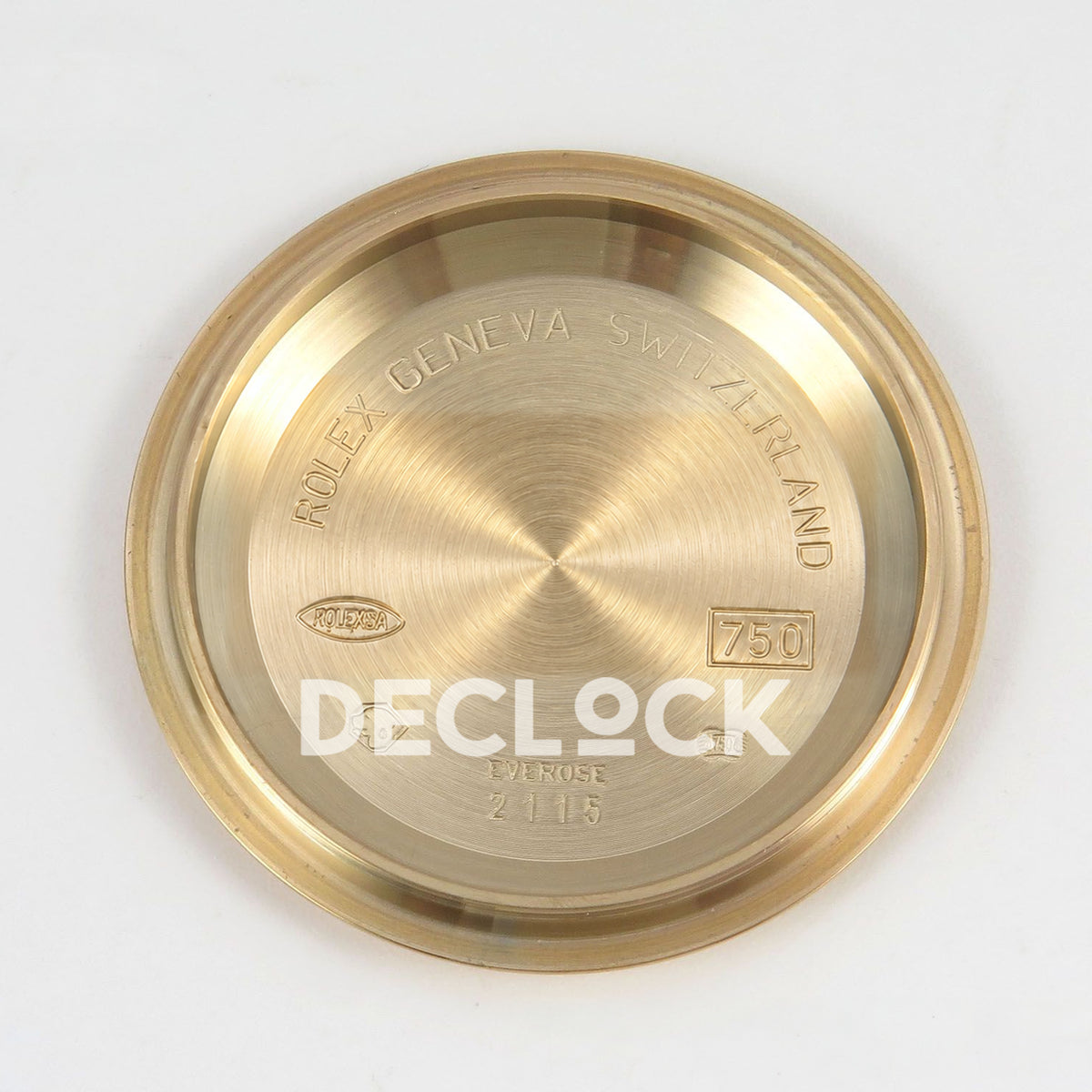Rolex Daytona Custom 116595RBOW IPKF Rainbow Black Rose Gold DD4130 replica - caseback interior