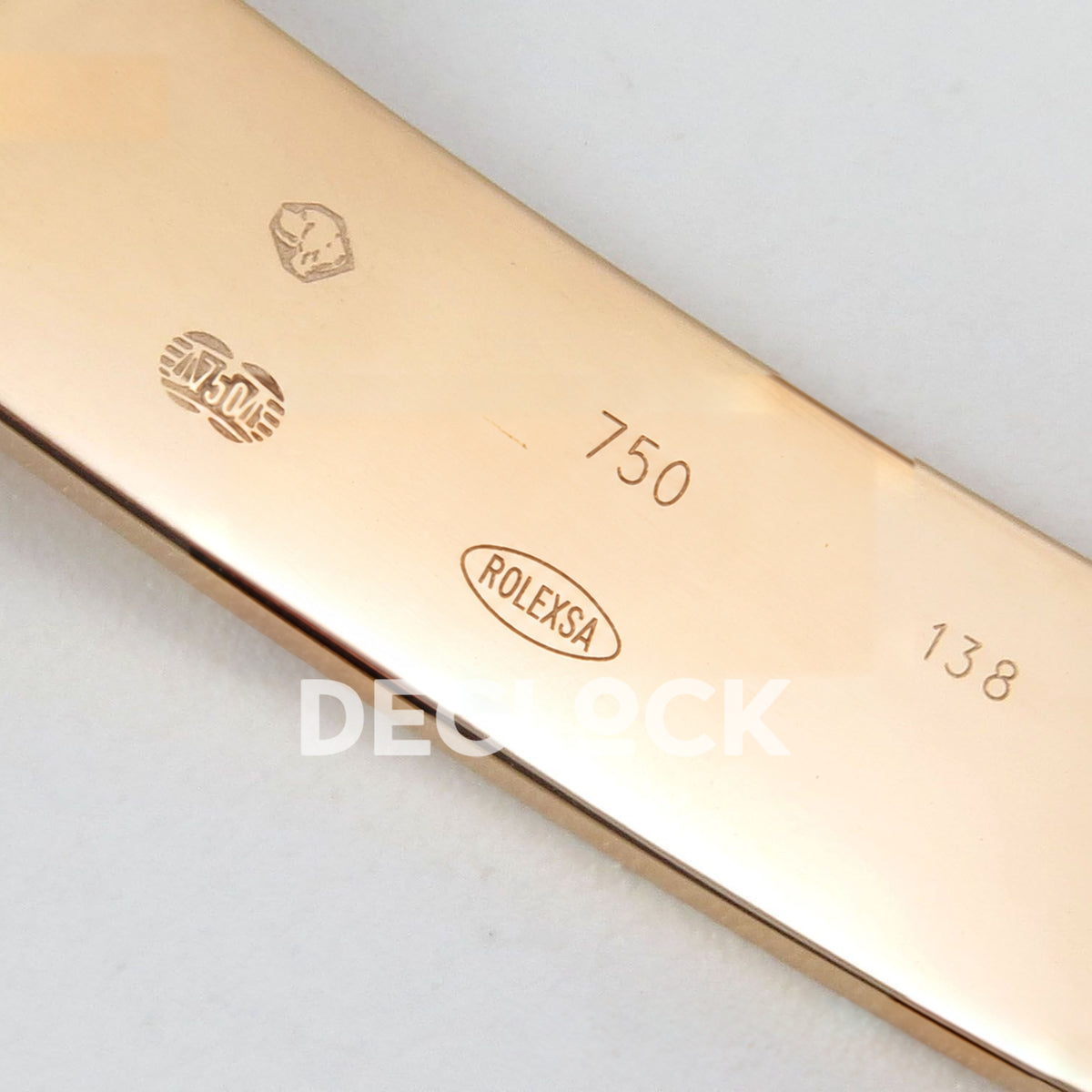 Rolex Daytona Custom 116595RBOW IPKF Rainbow Black Rose Gold DD4130 replica - clasp hallmarks