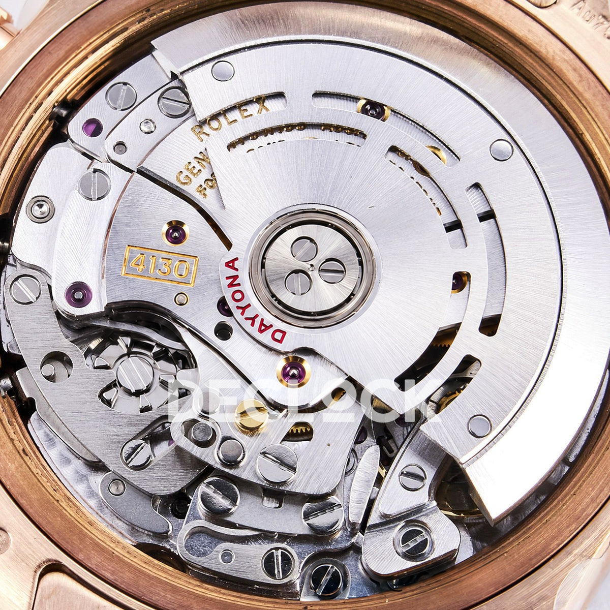 Rolex Daytona Custom 116595RBOW RXF Rainbow Pavé Dial Rose Gold DD4130 replica - movement detail