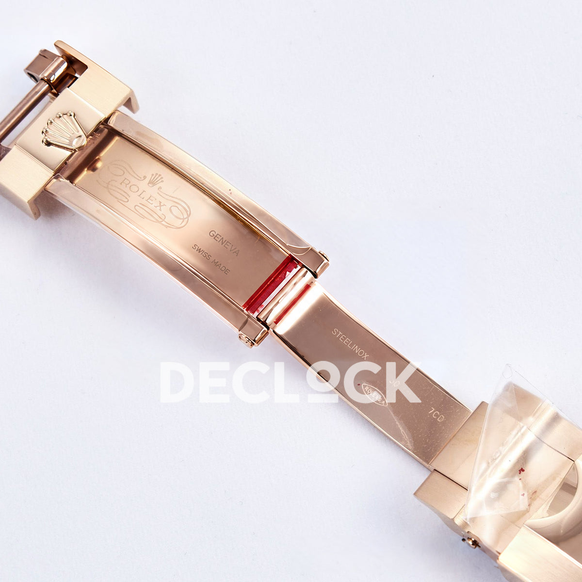 Rolex Daytona Custom 116595RBOW RXF Rainbow Pavé Dial Rose Gold DD4130 replica - open clasp