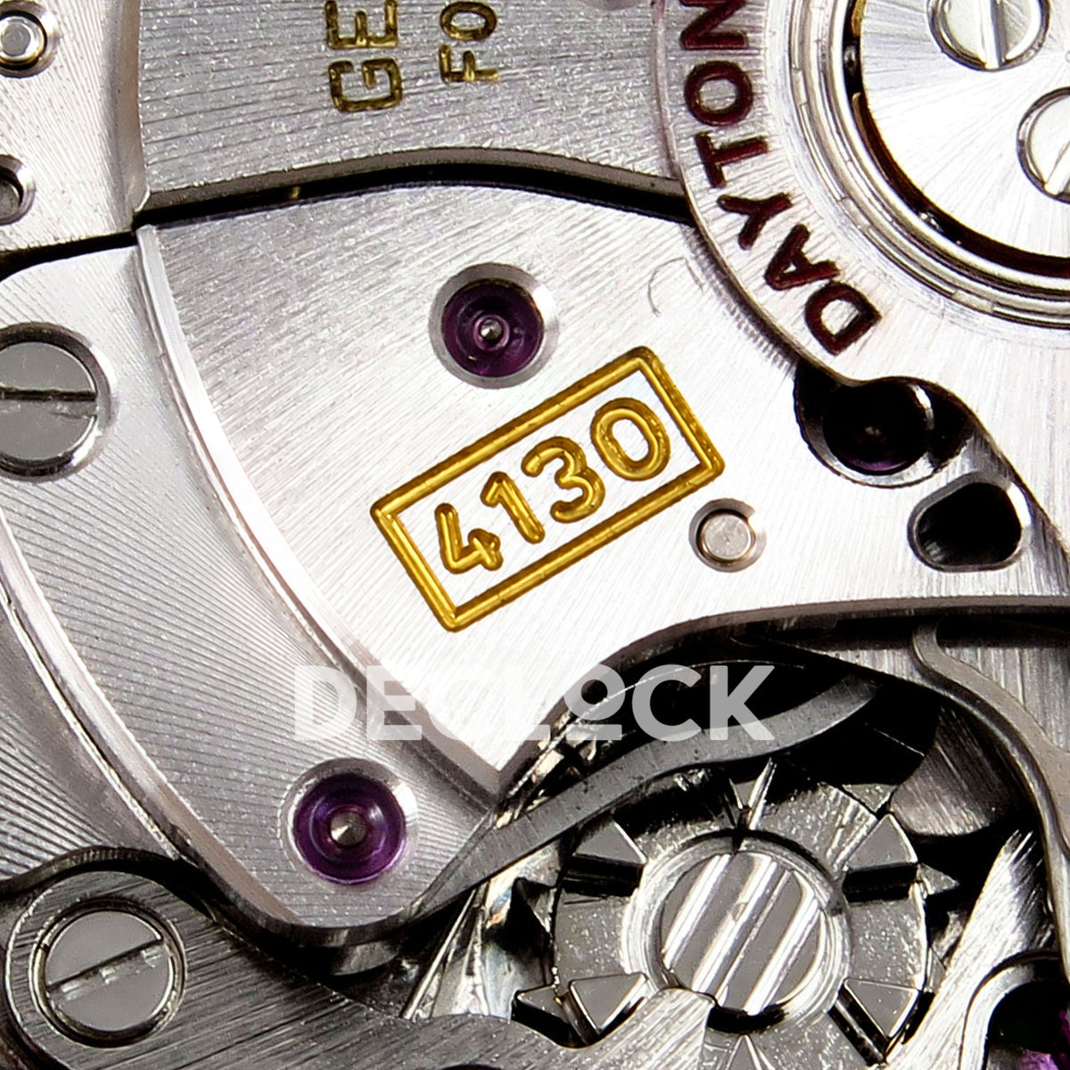 Rolex Daytona Custom 116595RBOW ZF Rainbow Black Rose Gold SH4130 replica - movement calibre closeup