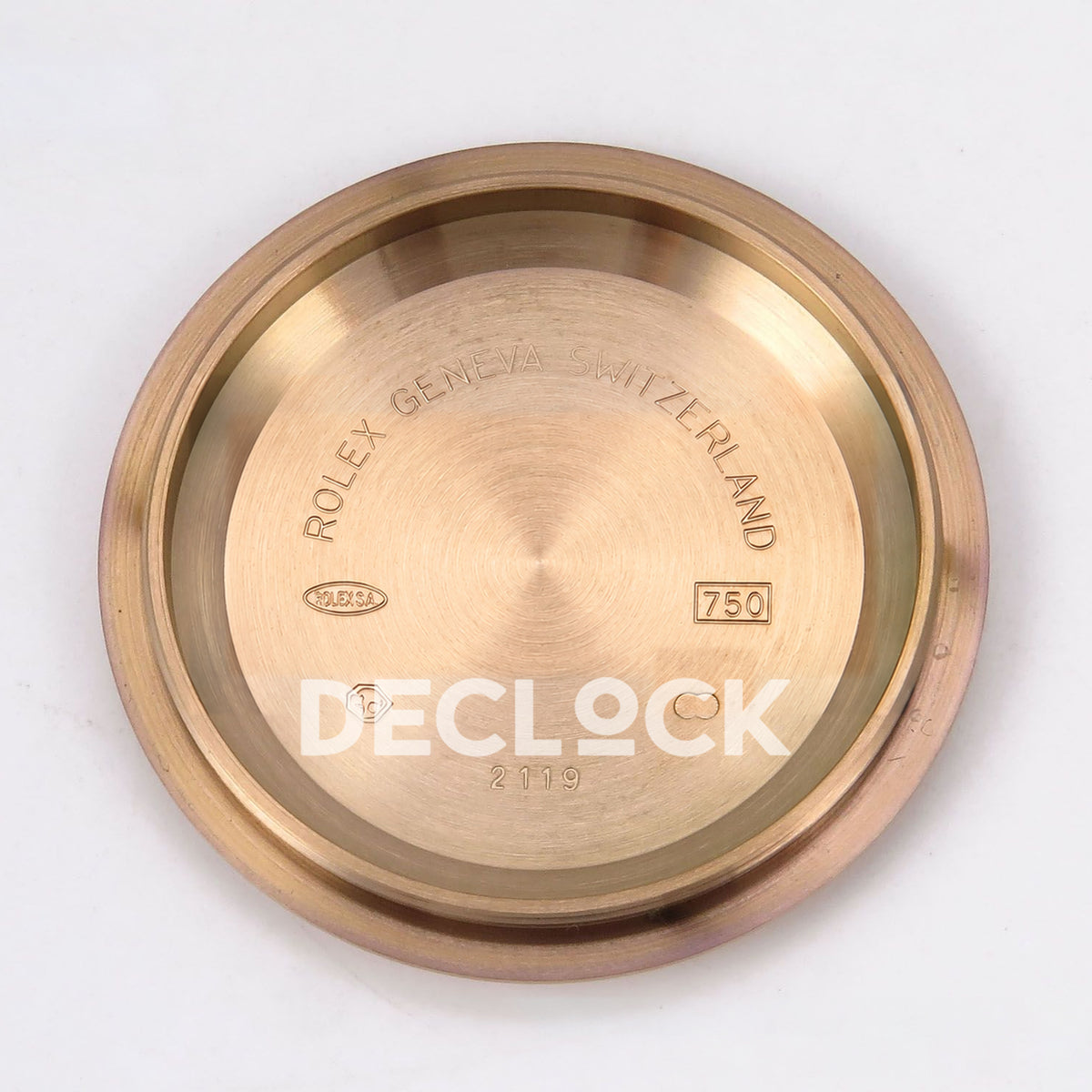 Rolex Daytona Custom 116595RBOW ZF Rainbow Black Rose Gold SH4130 replica - caseback interior
