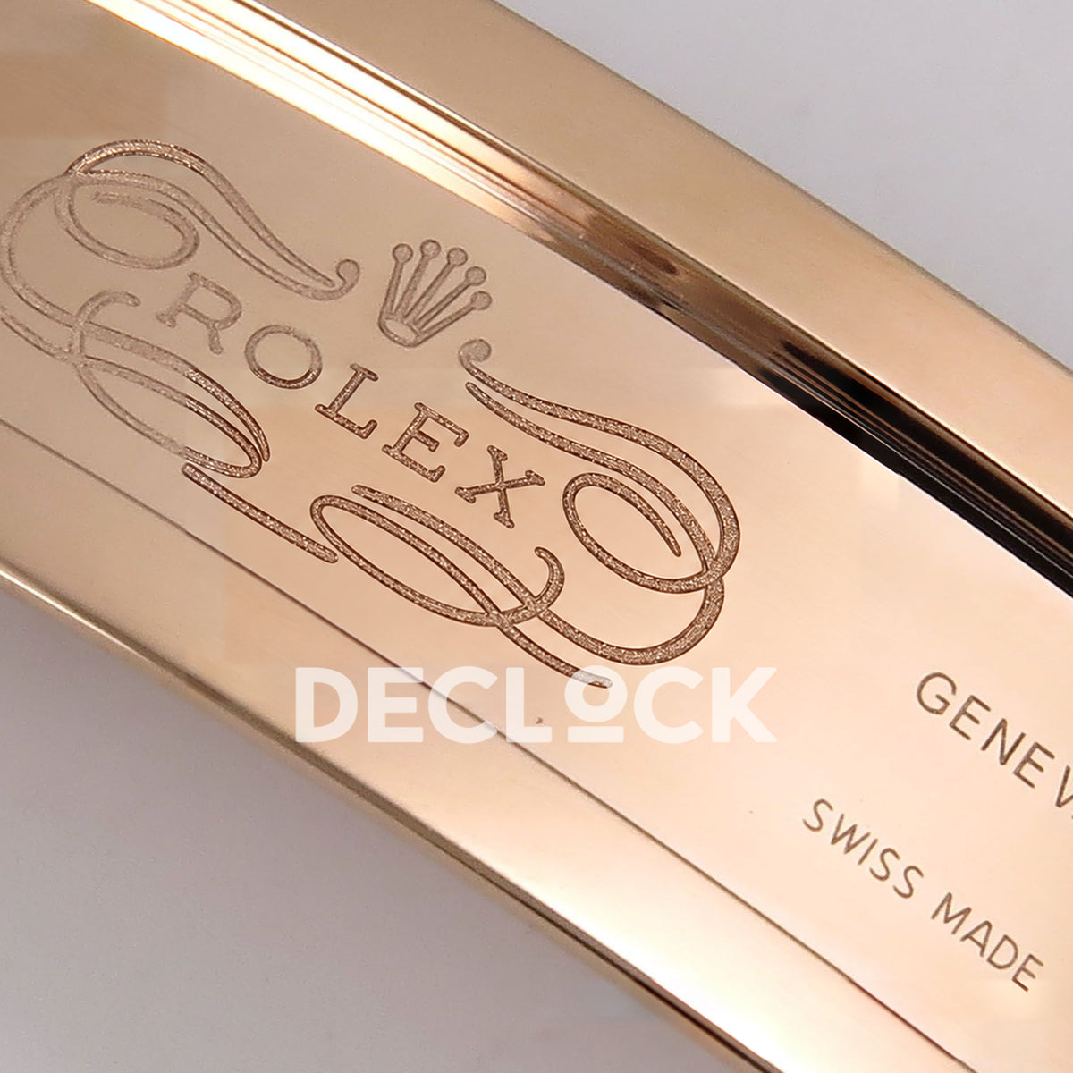 Rolex Daytona Custom 116595RBOW ZF Rainbow Black Rose Gold SH4130 replica - clasp logo