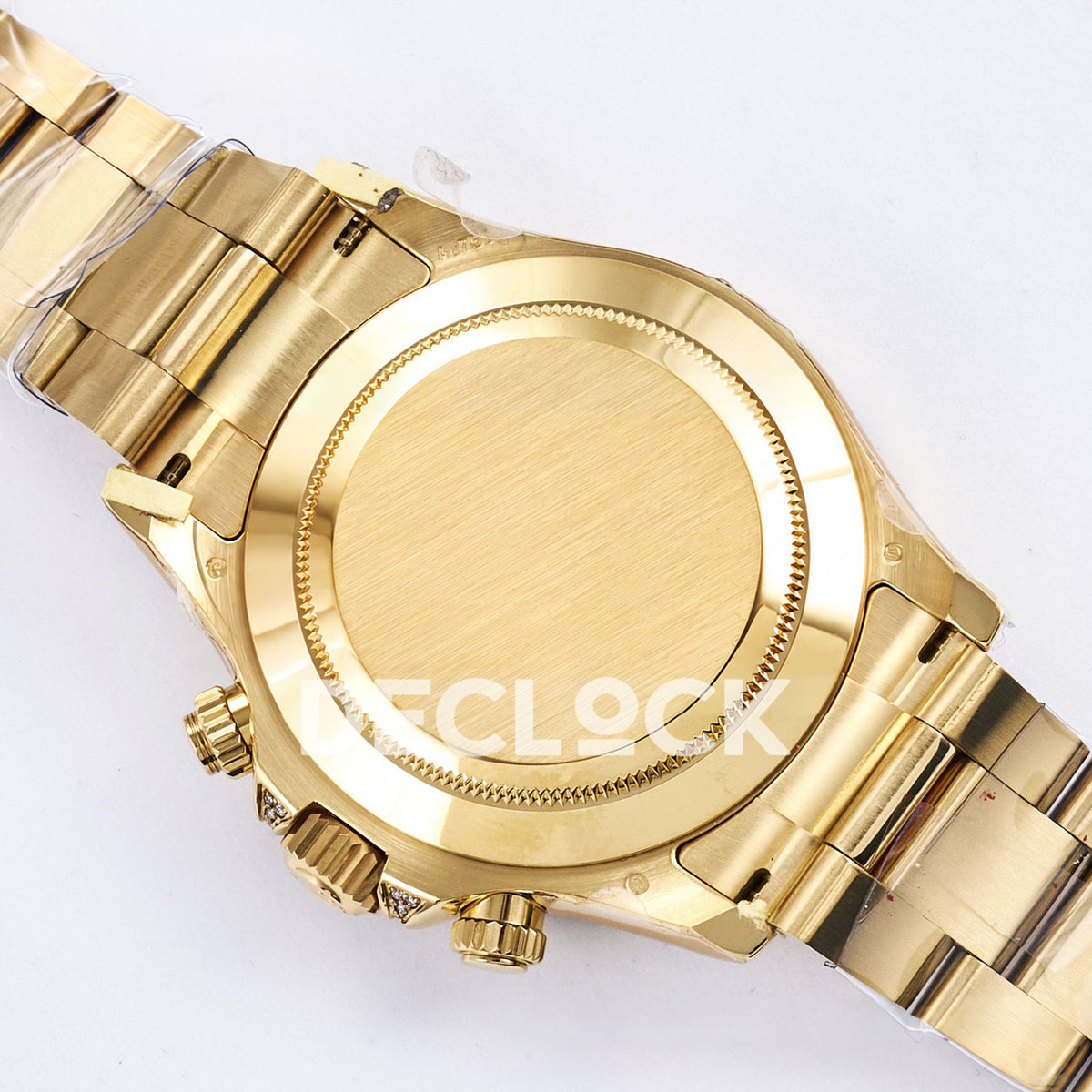 Rolex Daytona Custom 116598RBOW RXF Rainbow Black Gold Dial DD4130 replica - closed caseback