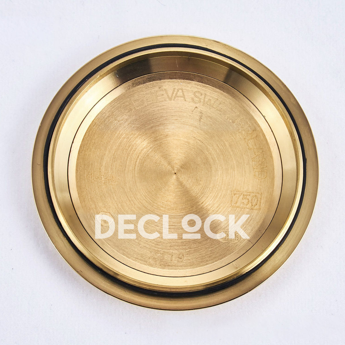 Rolex Daytona Custom 116598RBOW RXF Rainbow Black Gold Gem Markers DD4130 replica - caseback interior