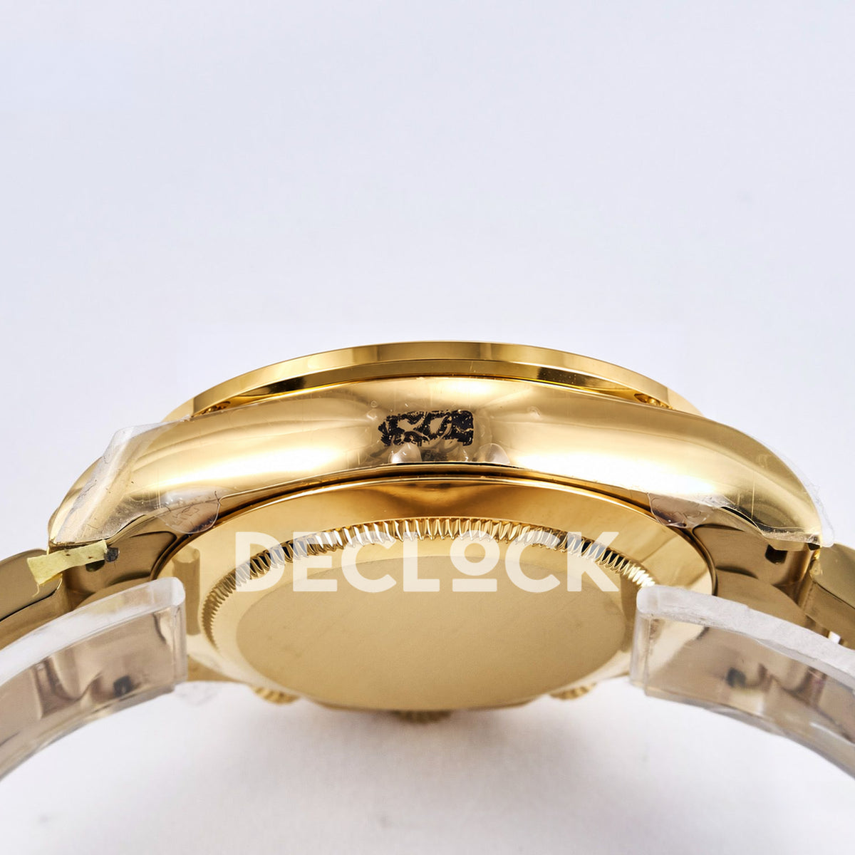 Rolex Daytona Custom 116598RBOW RXF Rainbow Pavé Dial Yellow Gold DD4130 replica - case side profile