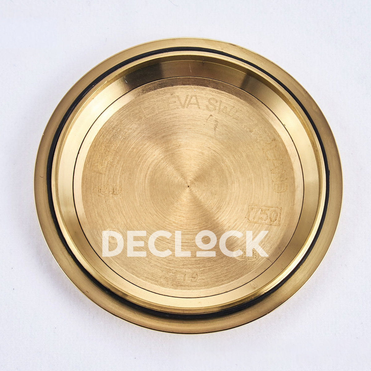 Rolex Daytona Custom 116598RBOW RXF Rainbow Pavé Dial Yellow Gold DD4130 replica - caseback interior
