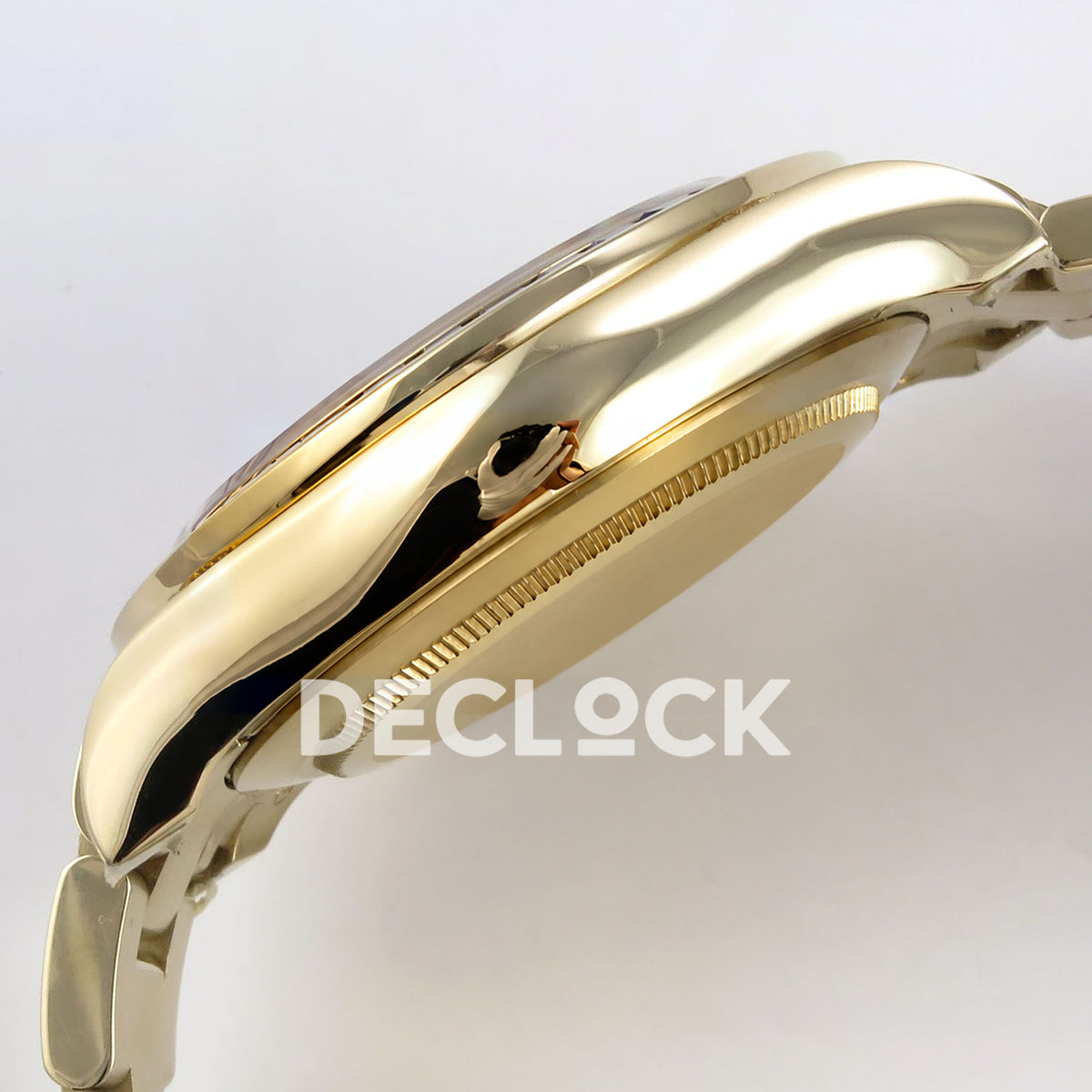 Rolex Daytona Custom 116598RBOW ZF Rainbow Black Gold Dial SH4130 replica - case side profile
