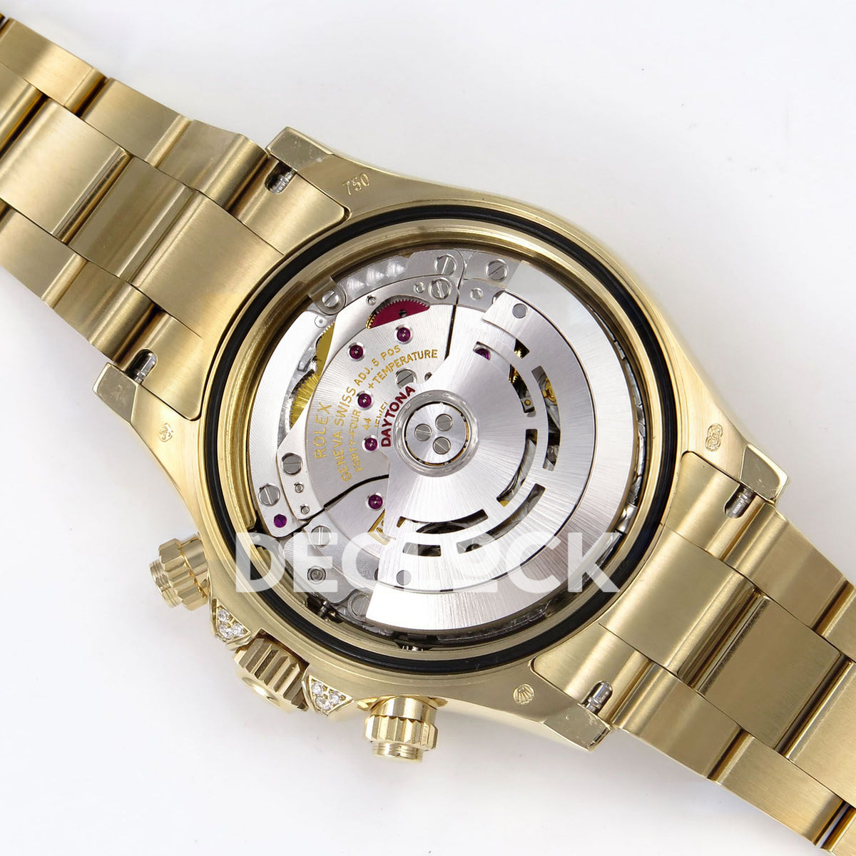 Rolex Daytona Custom 116598RBOW ZF Rainbow Black Gold Dial SH4130 replica - movement back