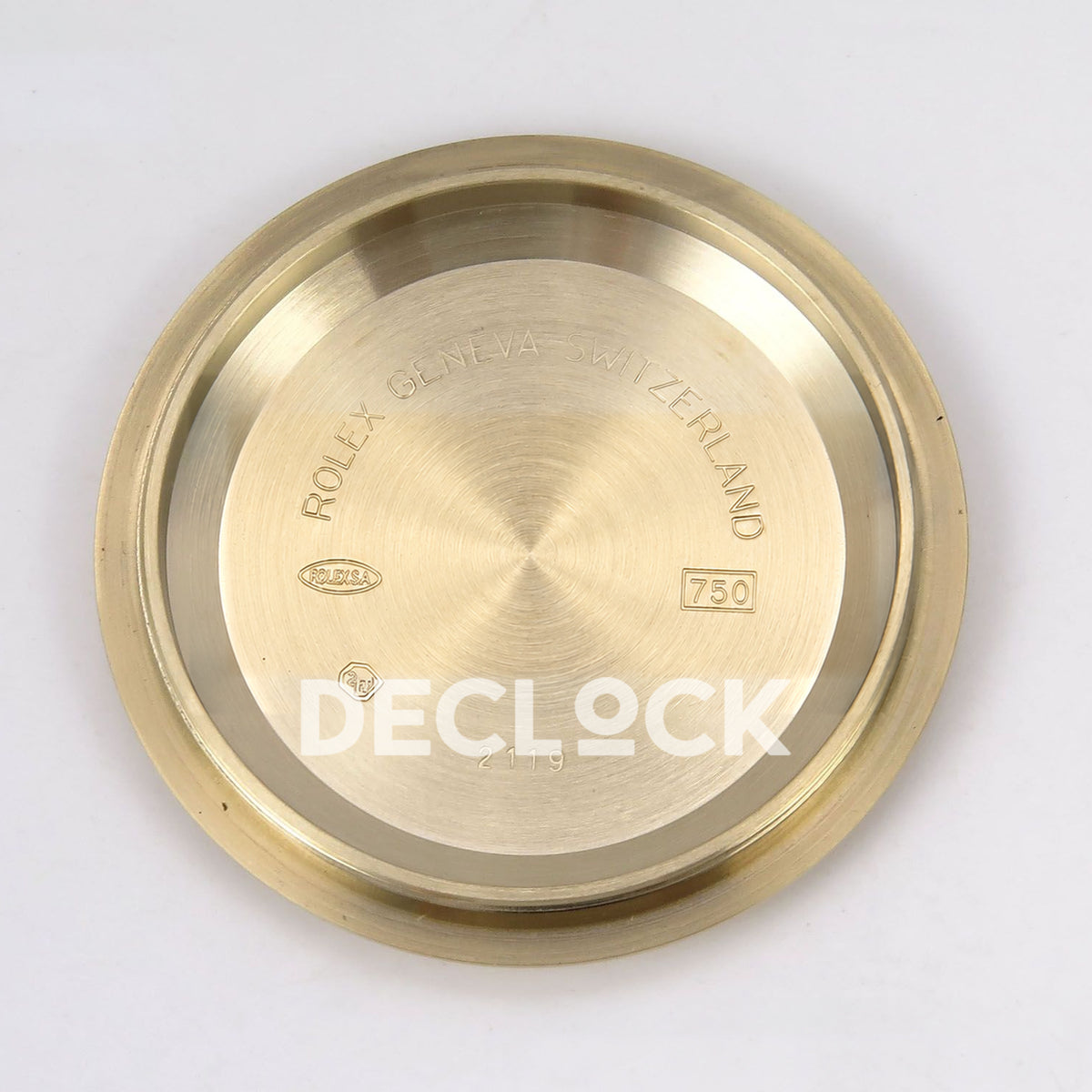 Rolex Daytona Custom 116598RBOW ZF Rainbow Black Gold Dial SH4130 replica - caseback interior