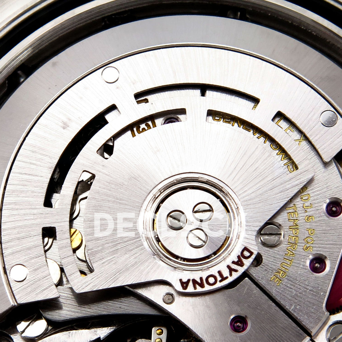 Rolex Daytona Custom 116599RBOW ZF Rainbow Black Silver Dial SH4130 replica - movement rotor closeup