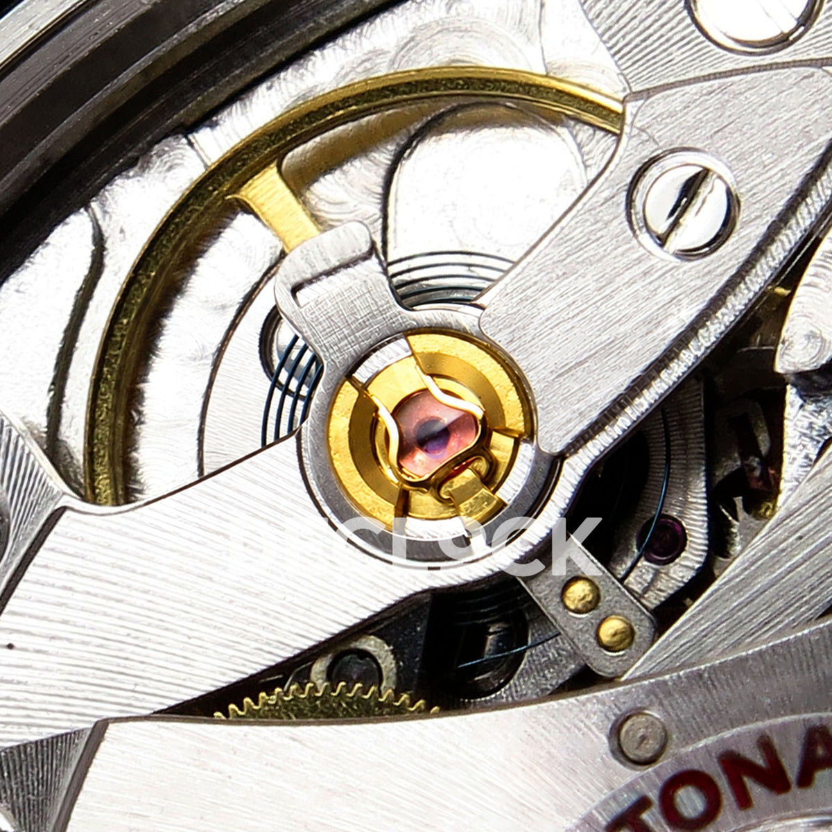 Rolex Daytona Custom 116599RBOW ZF Rainbow Black Silver Dial SH4130 replica - balance closeup