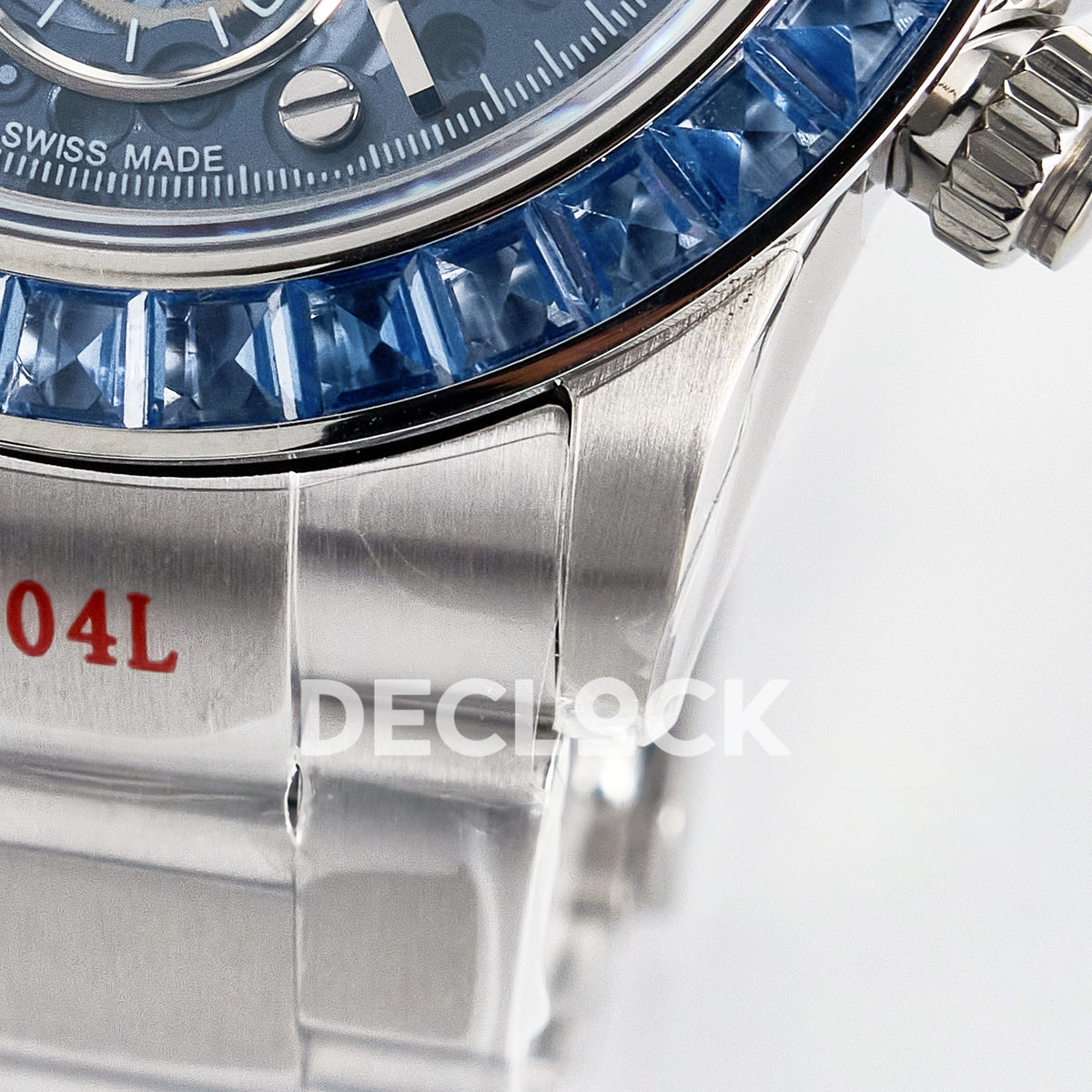 Rolex Daytona Custom Artisans Blue Skeleton GETF DD4802 replica - bracelet end link