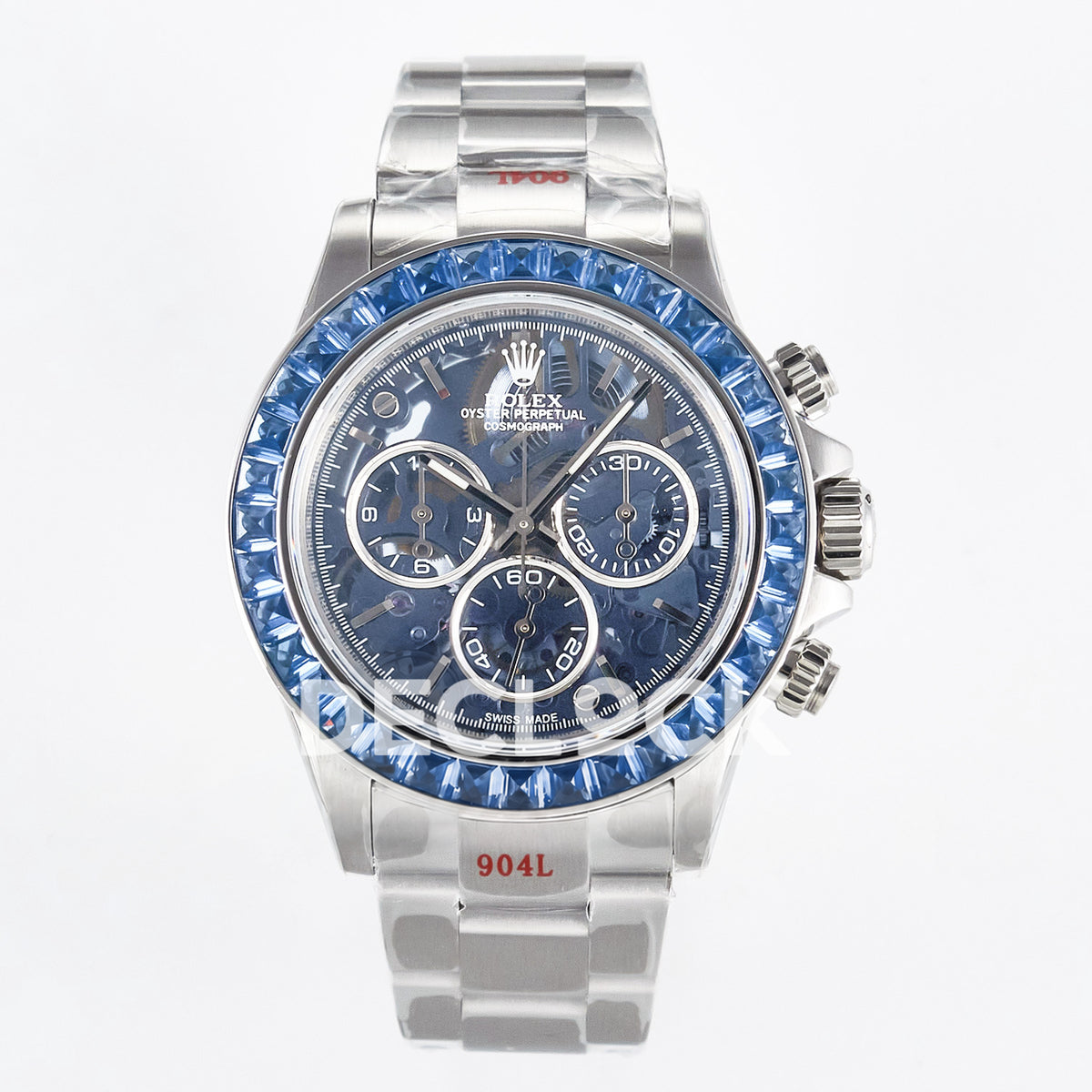 Rolex Daytona Custom Artisans Blue Skeleton GETF DD4802 replica - front
