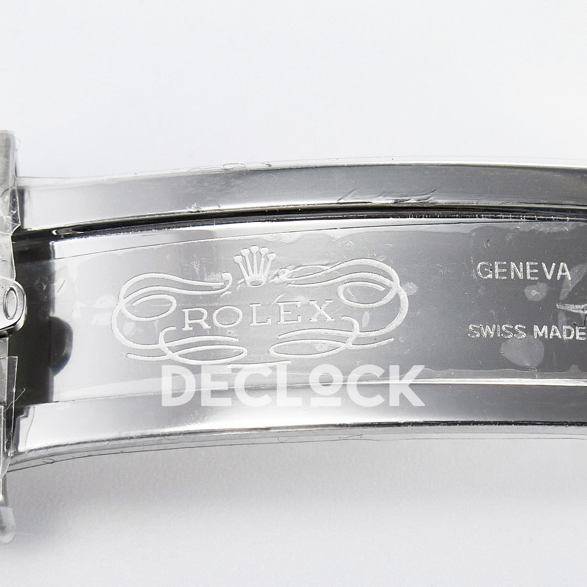 Rolex Daytona Custom Artisans Skeleton Black Ceramic GETF DD4802 replica - clasp engraving