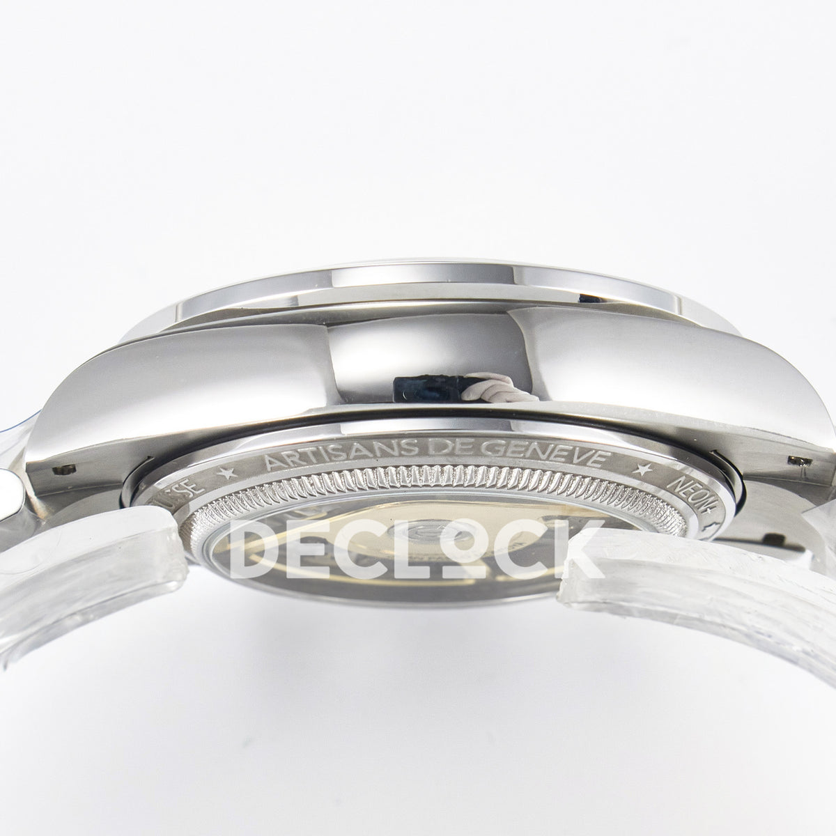 Rolex Daytona Custom Artisans Skeleton Blue Bezel ADGF SA4130 replica - case side