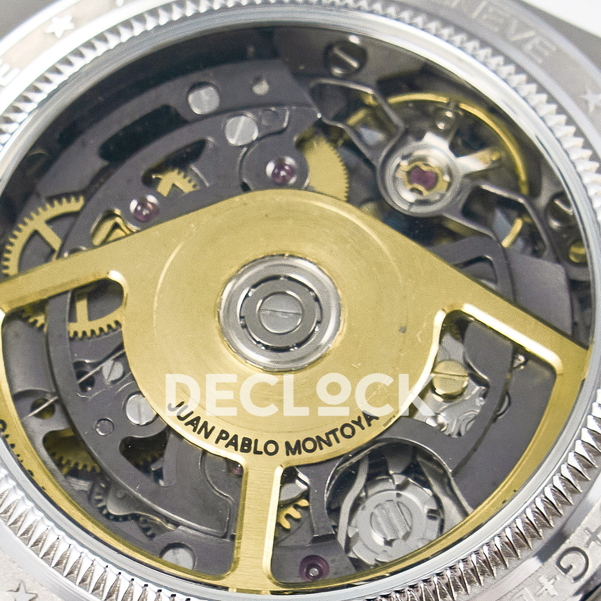Rolex Daytona Custom Artisans Skeleton Blue Bezel ADGF SA4130 replica - movement