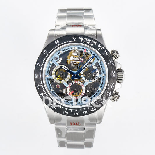 Rolex Daytona Custom Artisans Skeleton Carbon GETF DD4802 replica - front