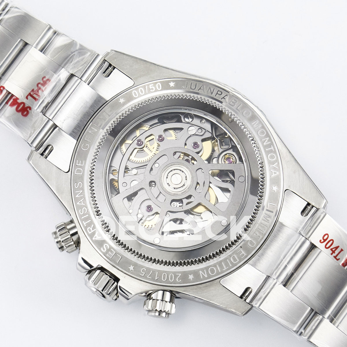 Rolex Daytona Custom Artisans Skeleton Carbon GETF DD4802 replica - movement