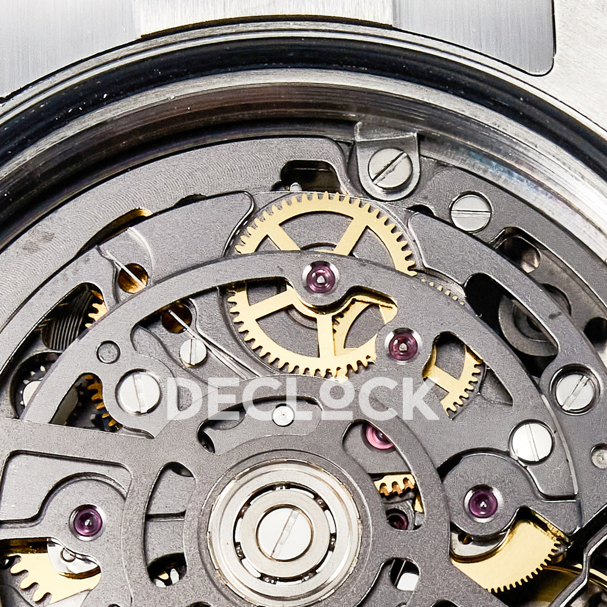 Rolex Daytona Custom Artisans Skeleton Carbon GETF DD4802 replica - movement detail