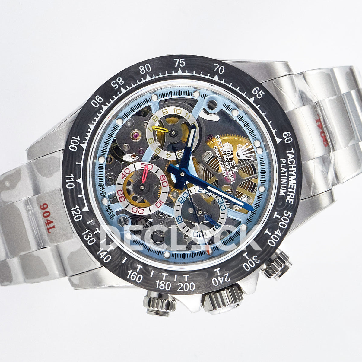 Rolex Daytona Custom Artisans Skeleton Carbon GETF DD4802 replica - rotated front