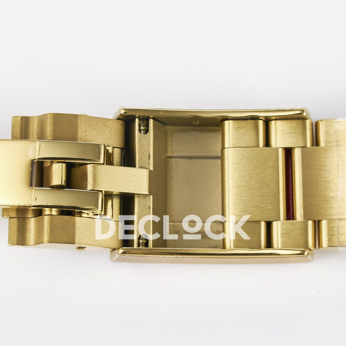 Rolex Daytona Custom Artisans Skeleton Yellow Gold Blue Bezel ADGF SA4130 replica - bracelet inside