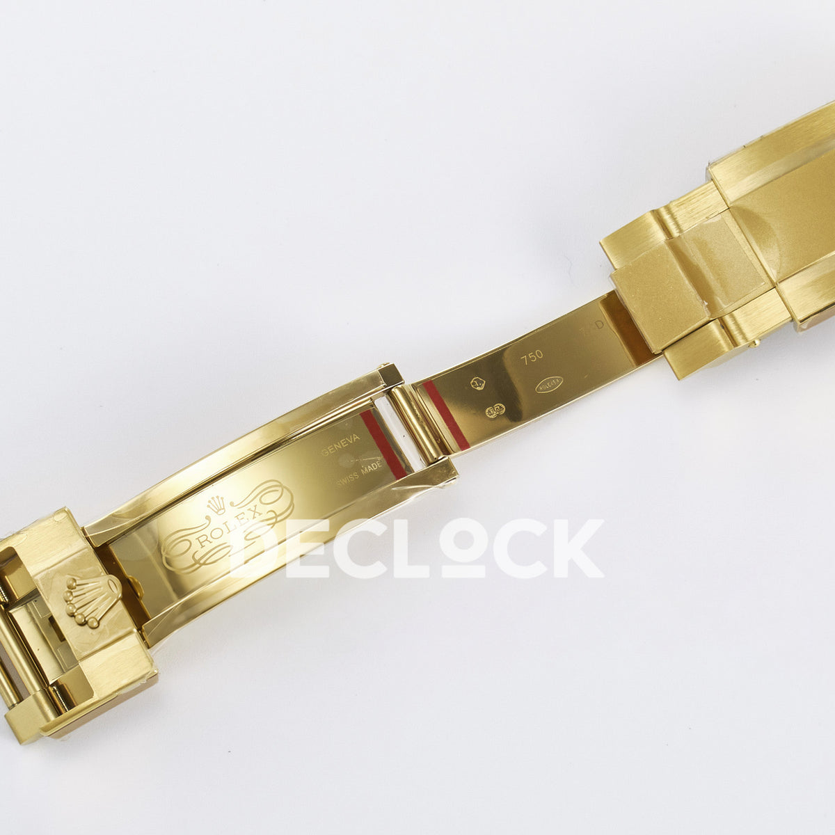 Rolex Daytona Custom Artisans Skeleton Yellow Gold Blue Bezel ADGF SA4130 replica - clasp logo
