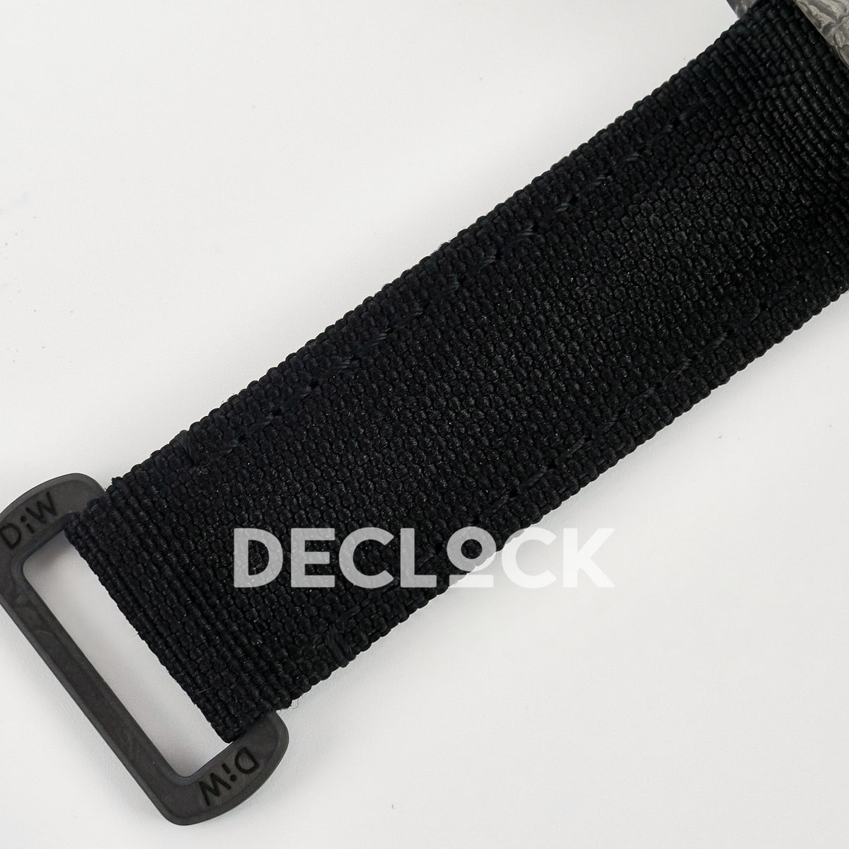 Rolex Daytona Custom Black Carbon Black White Black Strap DIWF SH4130 replica - strap buckle