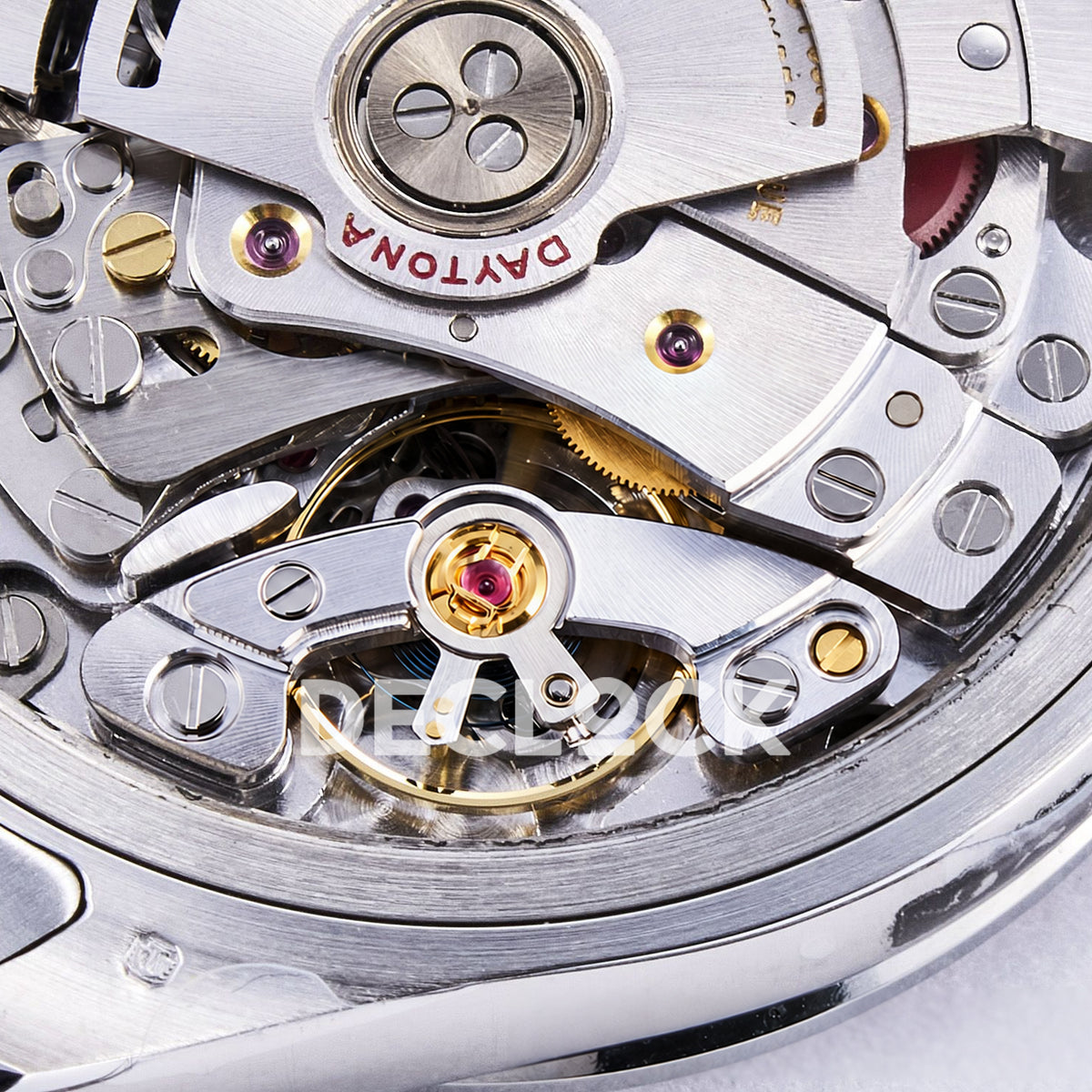 Rolex Daytona Custom Black Pink Gem Bezel RXF DD4130 replica - balance detail