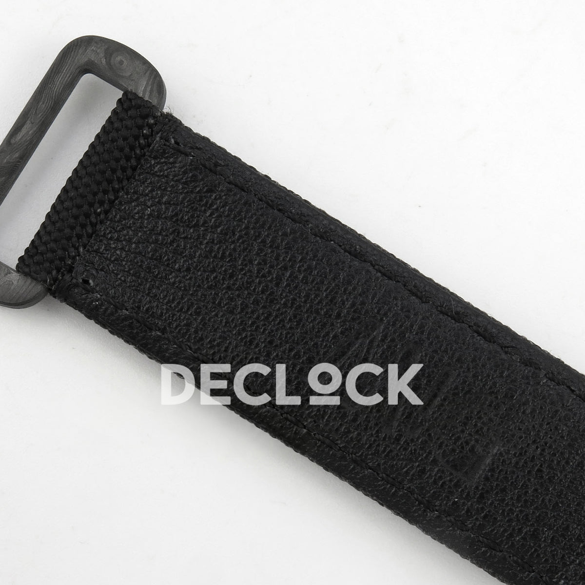 Rolex Daytona Custom Blaken Carbon Skeleton Black Nylon GETF SA4130 replica - strap interior