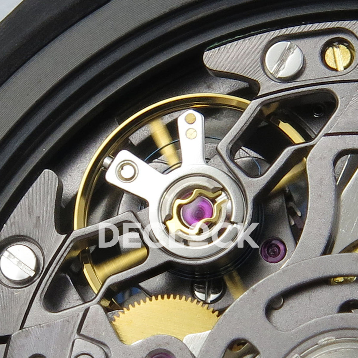 Rolex Daytona Custom Blaken Carbon Skeleton Red Nylon GETF SA4130 replica - balance