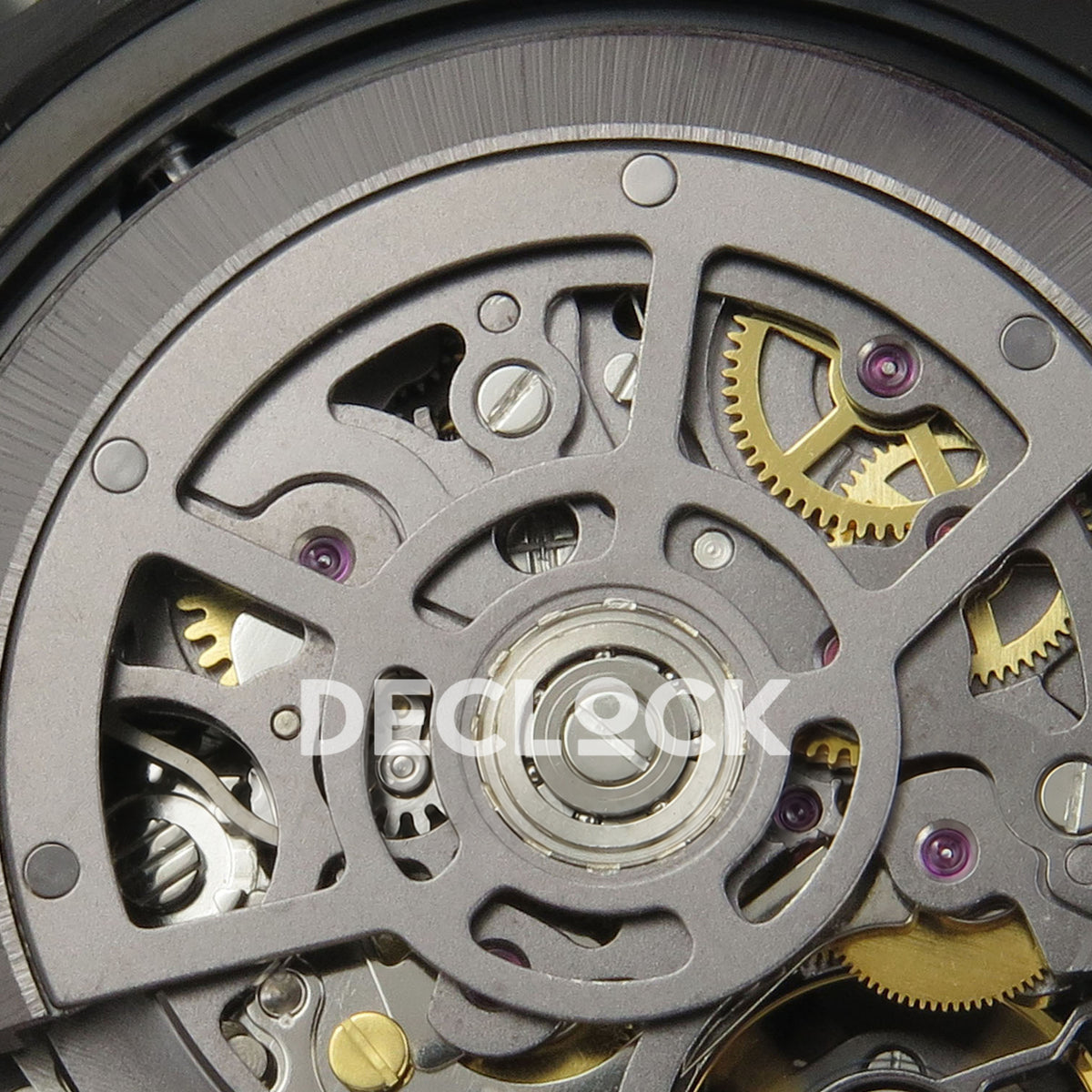 Rolex Daytona Custom Blaken Carbon Skeleton Red Nylon GETF SA4130 replica - rotor