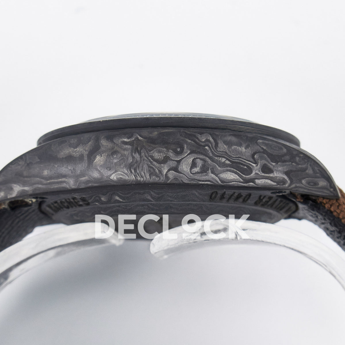 Rolex Daytona Custom Carbon Brown DIWF A7750 replica - case side