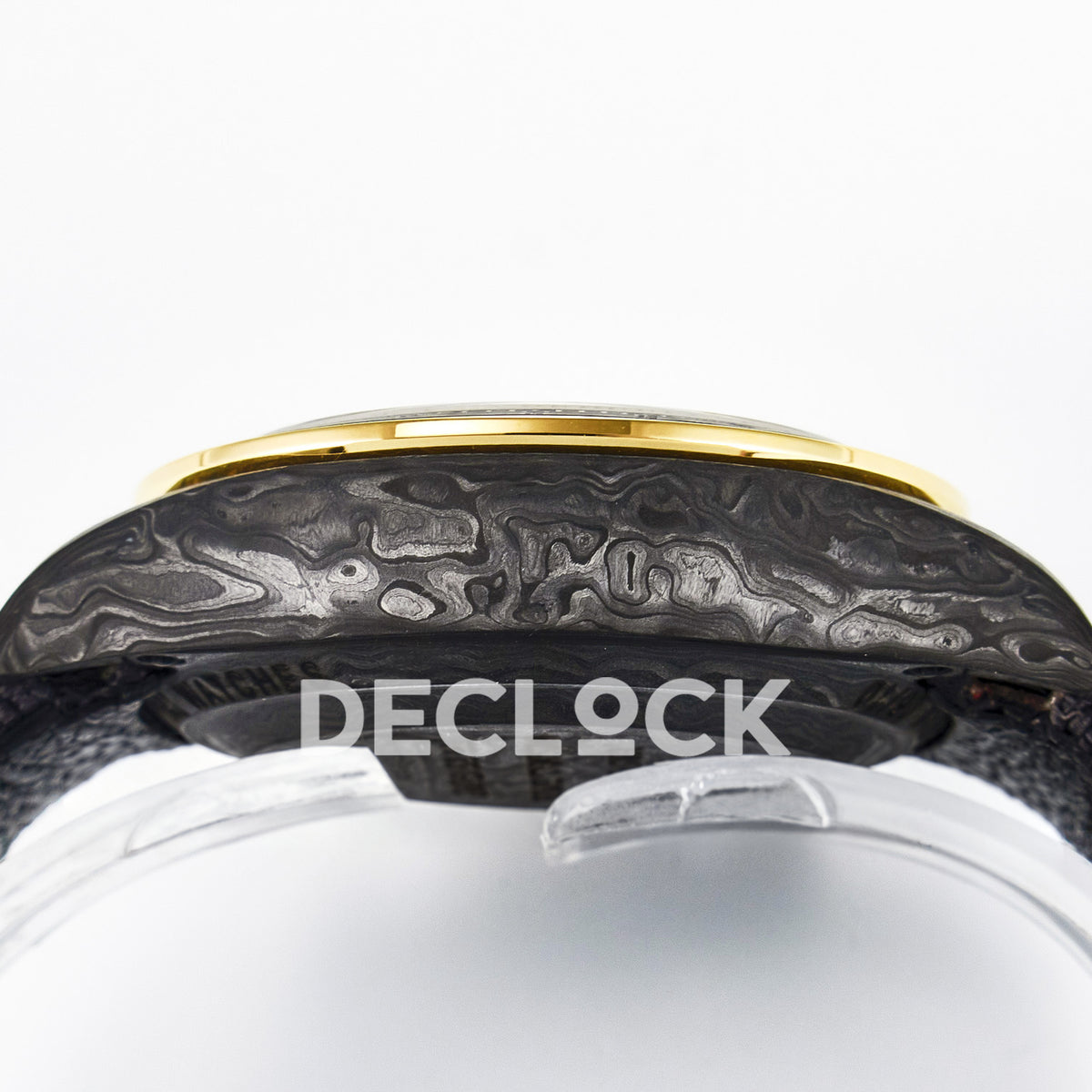 Rolex Daytona Custom Carbon Cream DIWF A7750 replica - case side