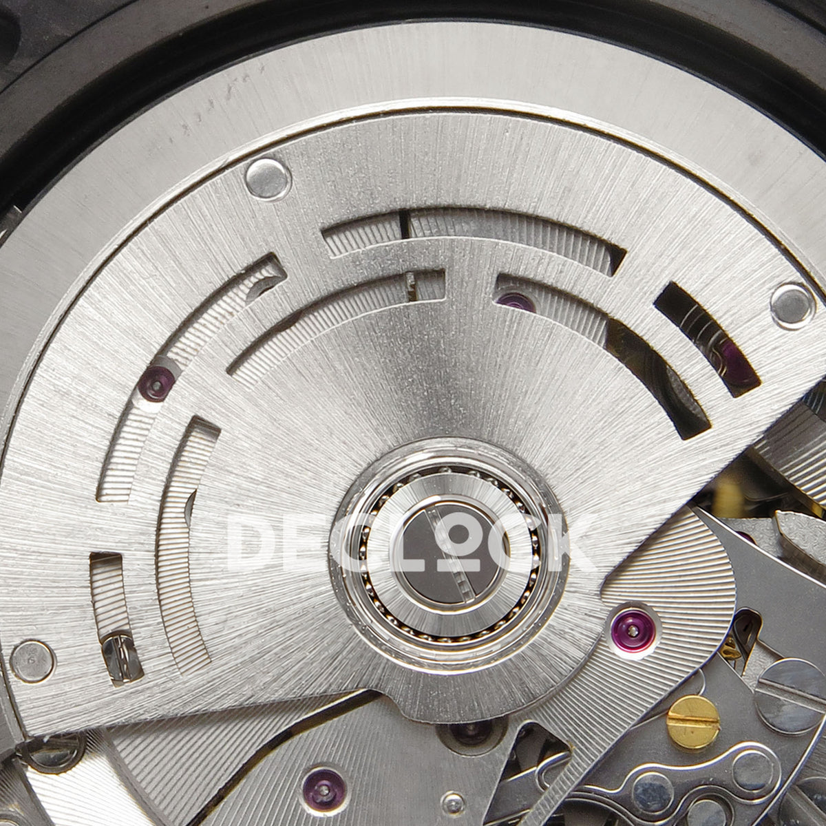Rolex Daytona Custom DIW Black Carbon Blue Black Gradient Dial Blue Nylon ANTF DD4801 replica - rotor closeup