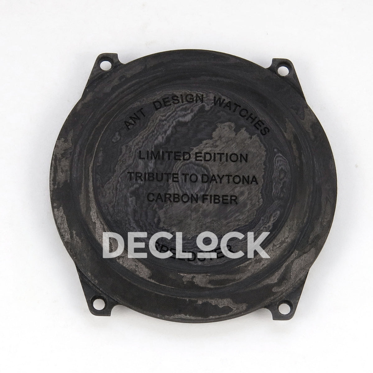 Rolex Daytona Custom DIW Black Carbon Blue Black Gradient Dial Blue Nylon ANTF DD4801 replica - caseback exterior
