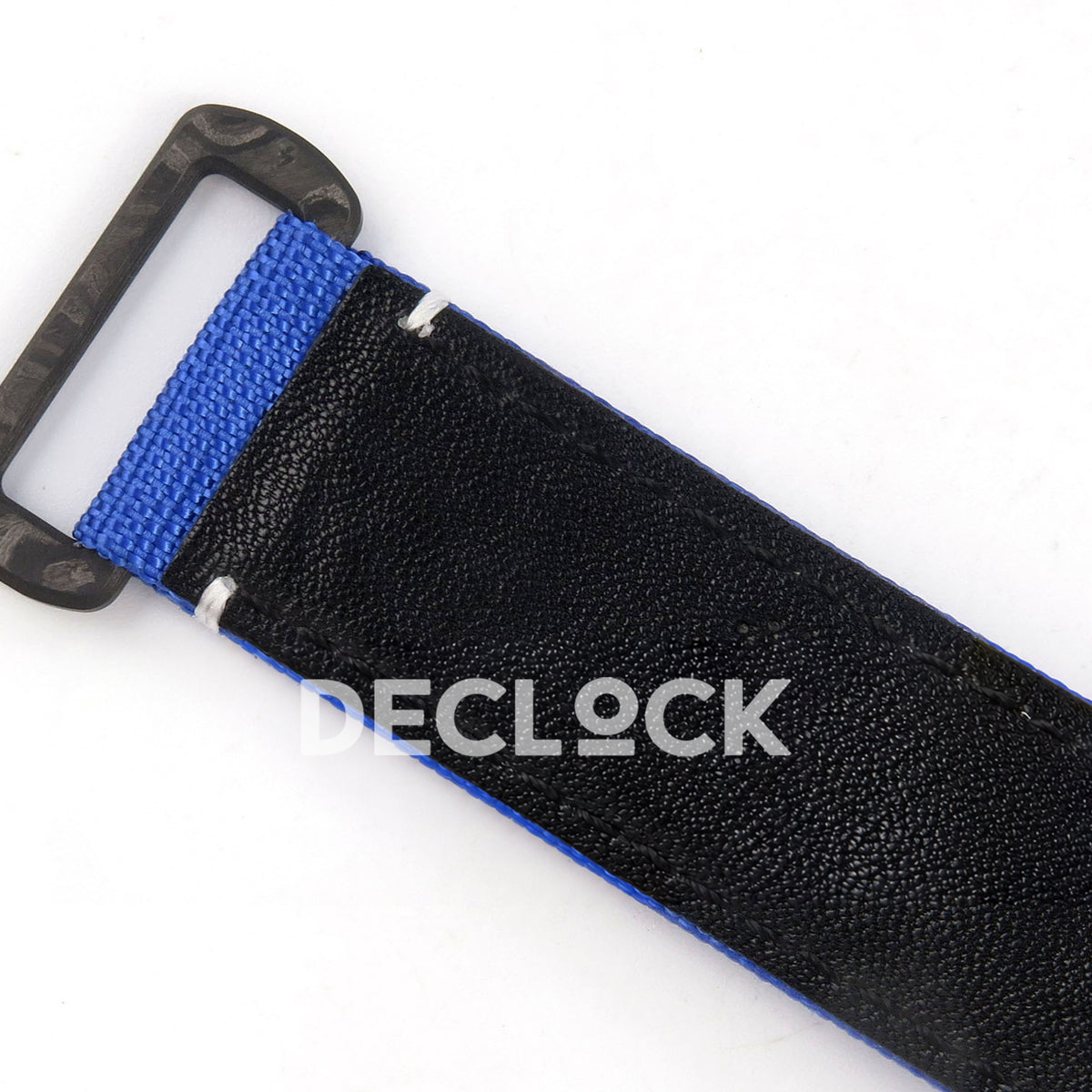 Rolex Daytona Custom DIW Black Carbon Blue Black Gradient Dial Blue Nylon ANTF DD4801 replica - strap interior