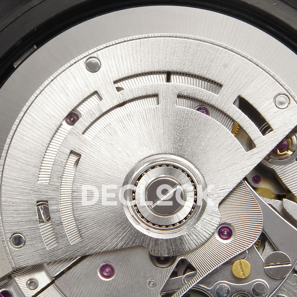 Rolex Daytona Custom DIW Black Carbon White Panda Dial ANTF DD4801 replica - rotor closeup