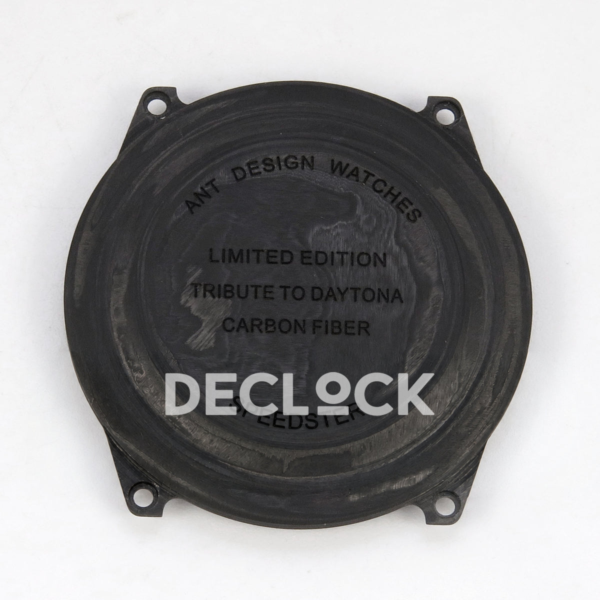 Rolex Daytona Custom DIW Black Carbon White Panda Dial ANTF DD4801 replica - caseback exterior