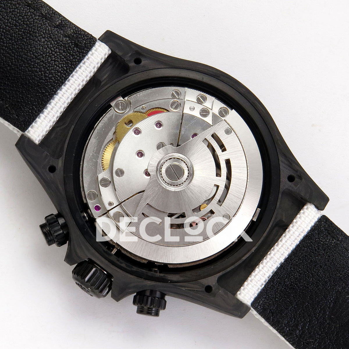 Rolex Daytona Custom DIW 'BMW' Black Carbon White Dial ANTF DD4801 replica - movement back