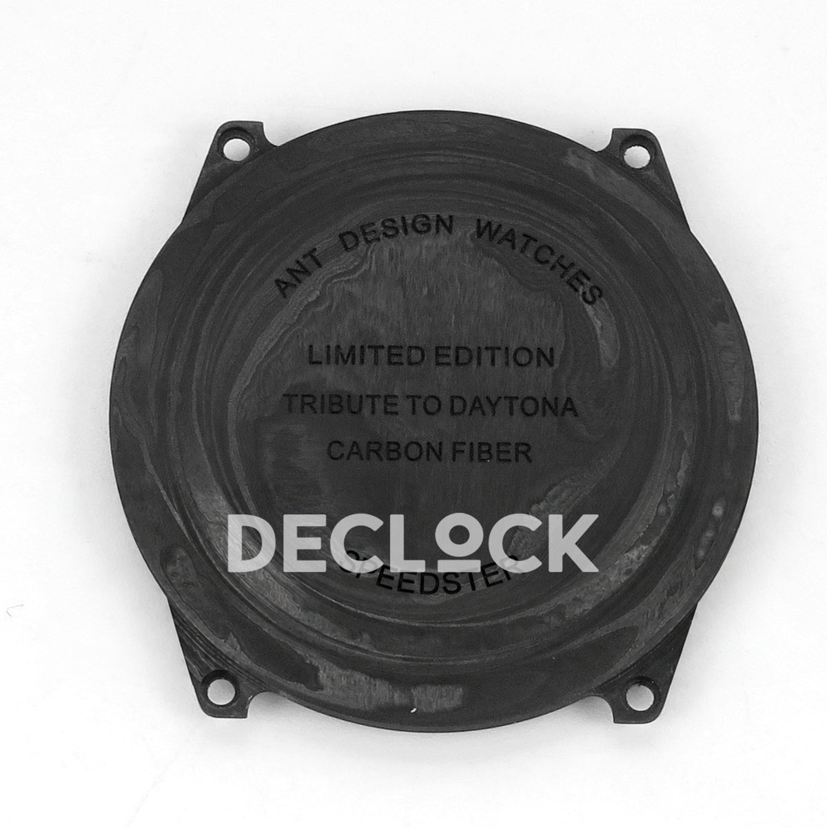 Rolex Daytona Custom DIW 'BMW' Black Carbon White Dial ANTF DD4801 replica - caseback exterior