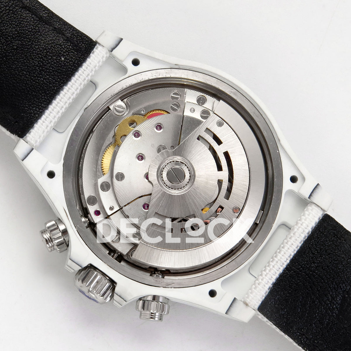 Rolex Daytona Custom DIW 'BMW' White Carbon White Dial ANTF DD4801 replica - movement back