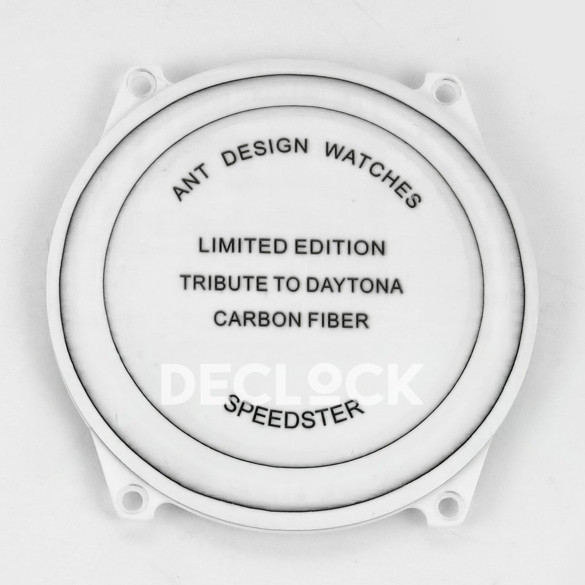 Rolex Daytona Custom DIW 'BMW' White Carbon White Dial ANTF DD4801 replica - caseback exterior