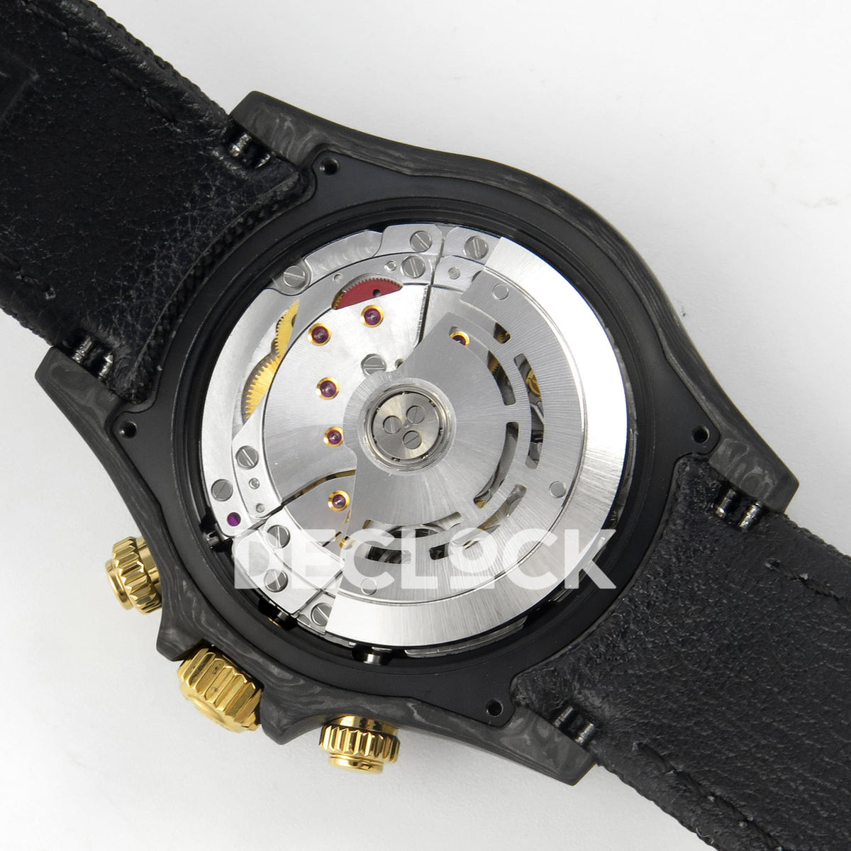 Rolex Daytona Custom DIW Carbon Blue Dial Black Nylon N6F DD4801 replica - movement