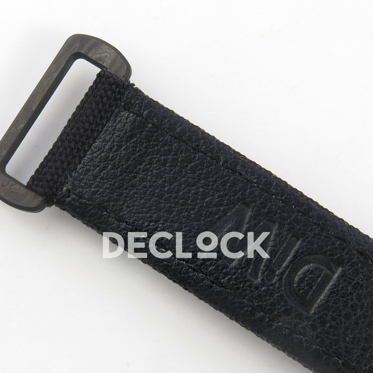 Rolex Daytona Custom DIW Carbon White Dial Black Nylon N6F DD4801 replica - strap underside